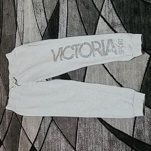 VICTORIA SPORT 2018 GLITTER SHINE LOGO KNOCKOUT BY VICTORIA SECRET JOGGE…
